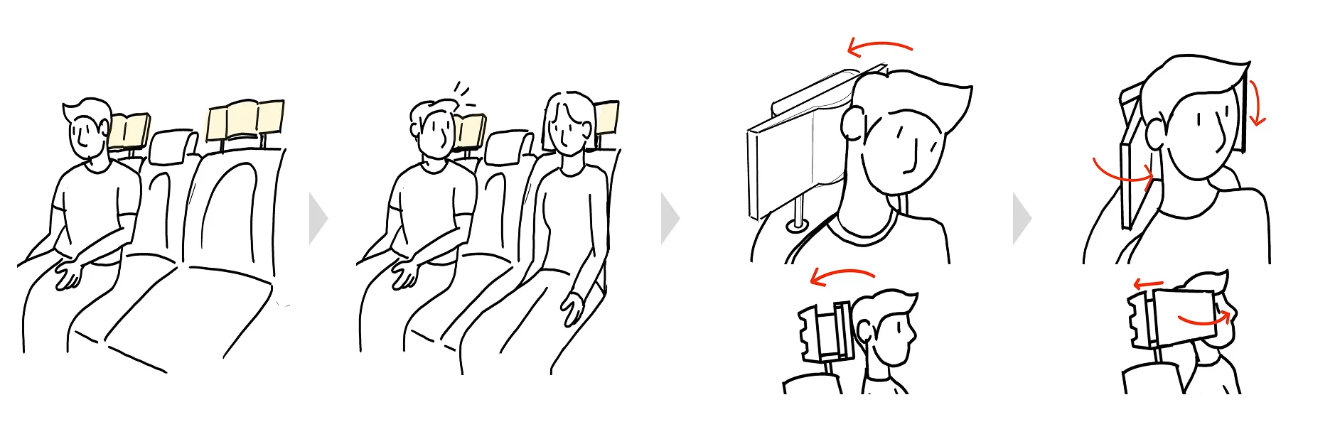 Head-leaning interaction for natural visual shielding