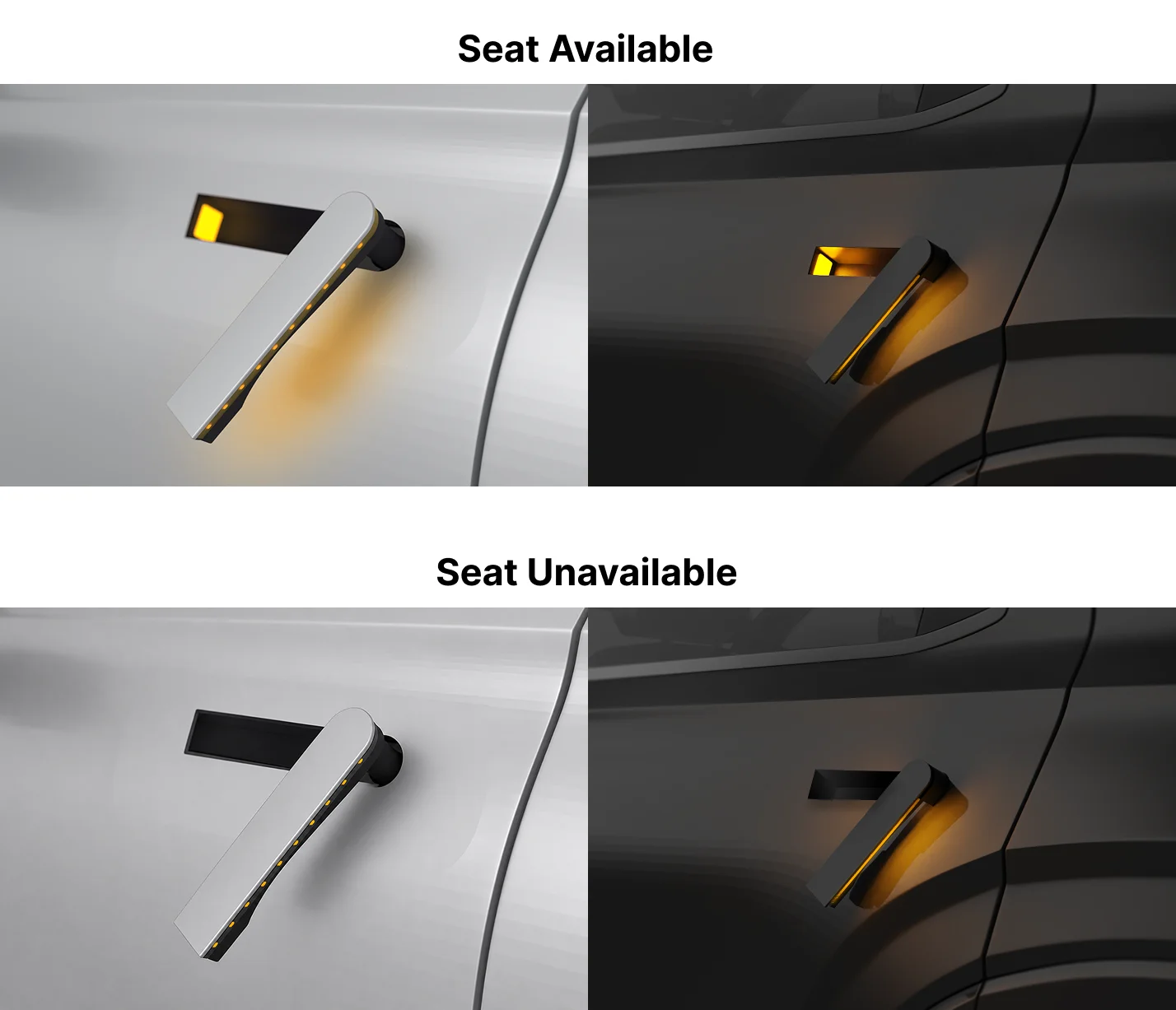 Available and Unavailable Seat